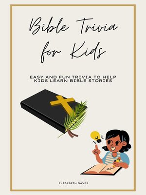 cover image of Bible Trivia for Kids